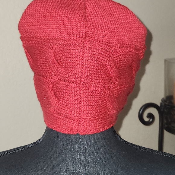 Harley-Davidson Red Knit‎ Fleece-lined Hat - Picture 3 of 5
